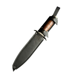 Туристический нож с чехлом Gorillas BBQ 32 см Коричневый (KN278)