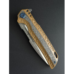 Складной нож Gorillas BBQ EDC 25 см Коричневый (KN1087-1)