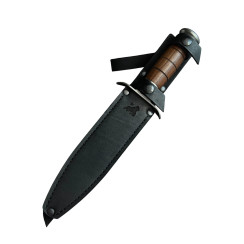 Туристический нож с чехлом Gorillas BBQ 32 см Коричневый (KN279)