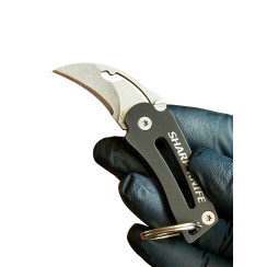 Складной нож-брелок Gorillas BBQ EDC 7 см Черный (KN1210)